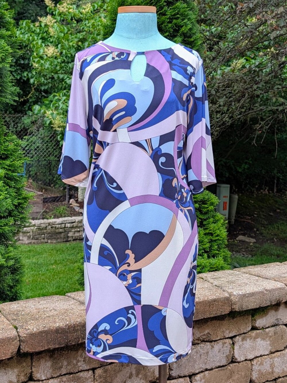 Chico's Abstract Patterned Dress - Size 1